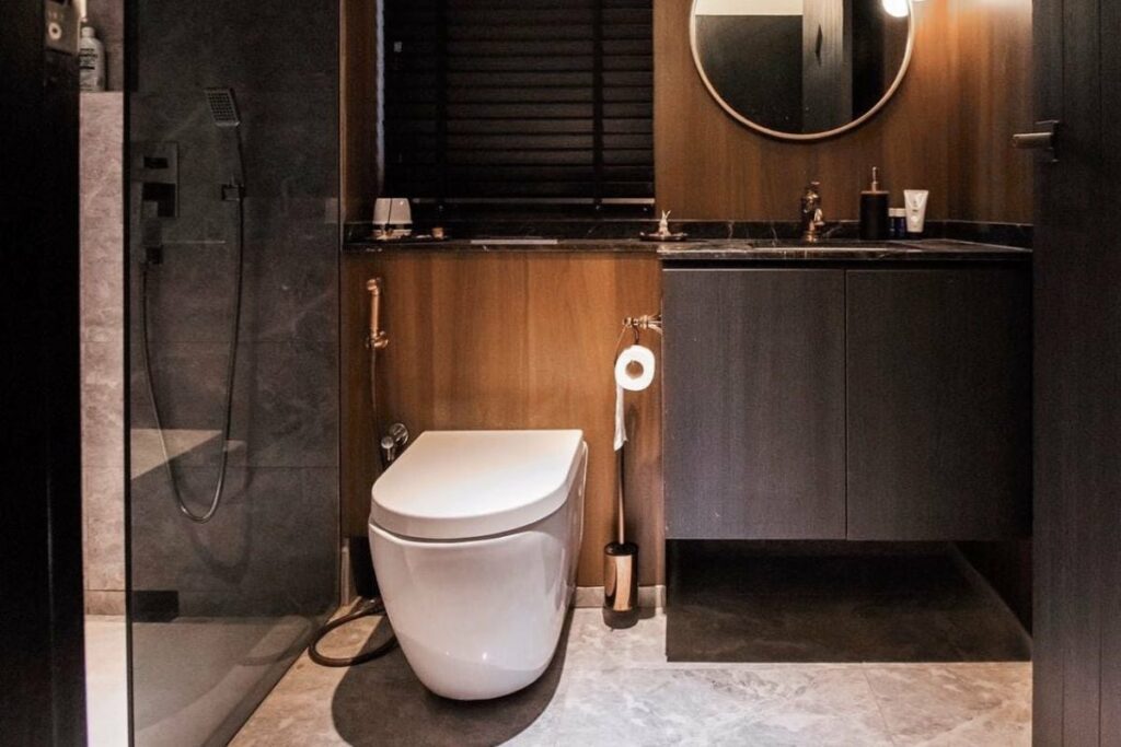 bathroom with modern design