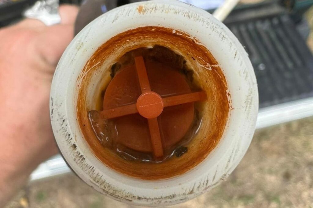 clogged fill valve