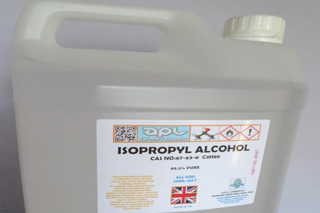 a gallon of isopropyl alcohol