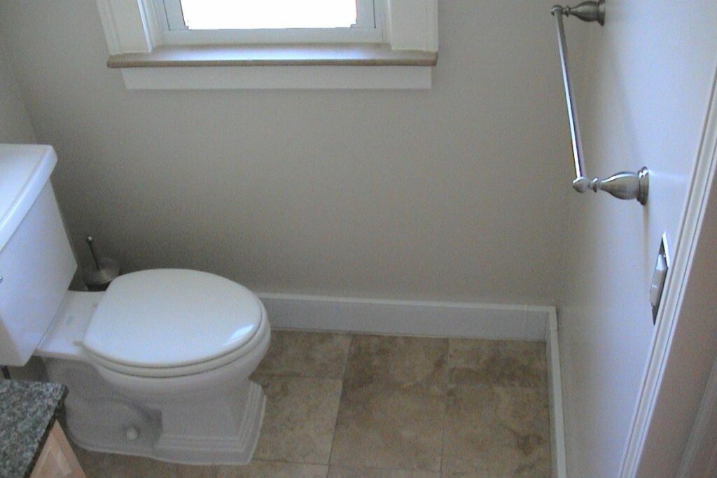 toilet with close window