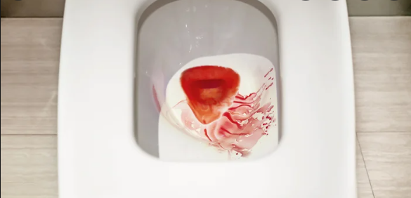 urine with blood