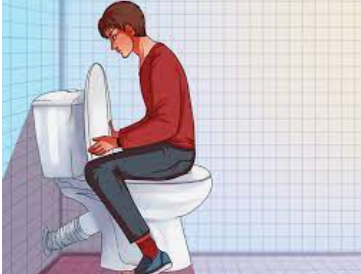 Is Sitting On Your Toilet Backward A Good Idea? If Yes, The Question Remains Why?