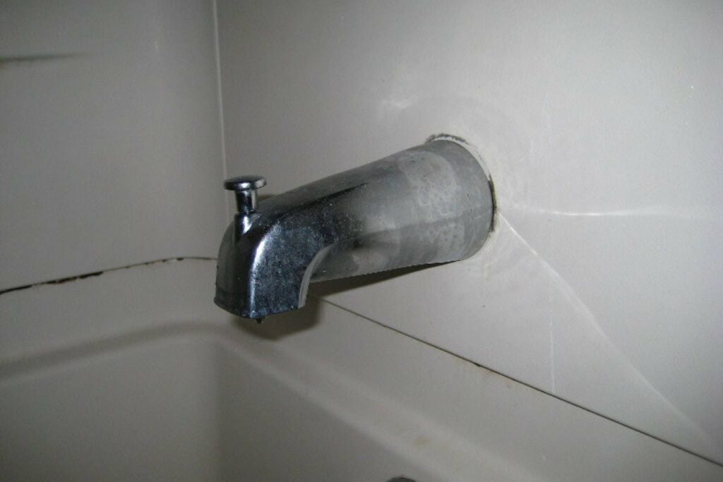 a shower diverter valve