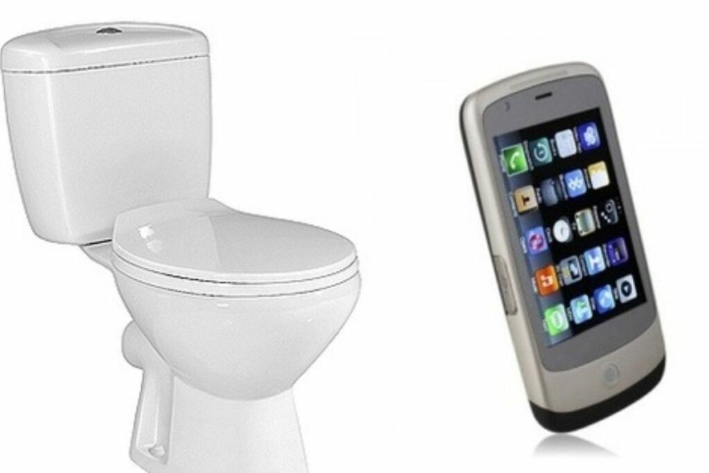 toilet or cellphone- which is cleaner
