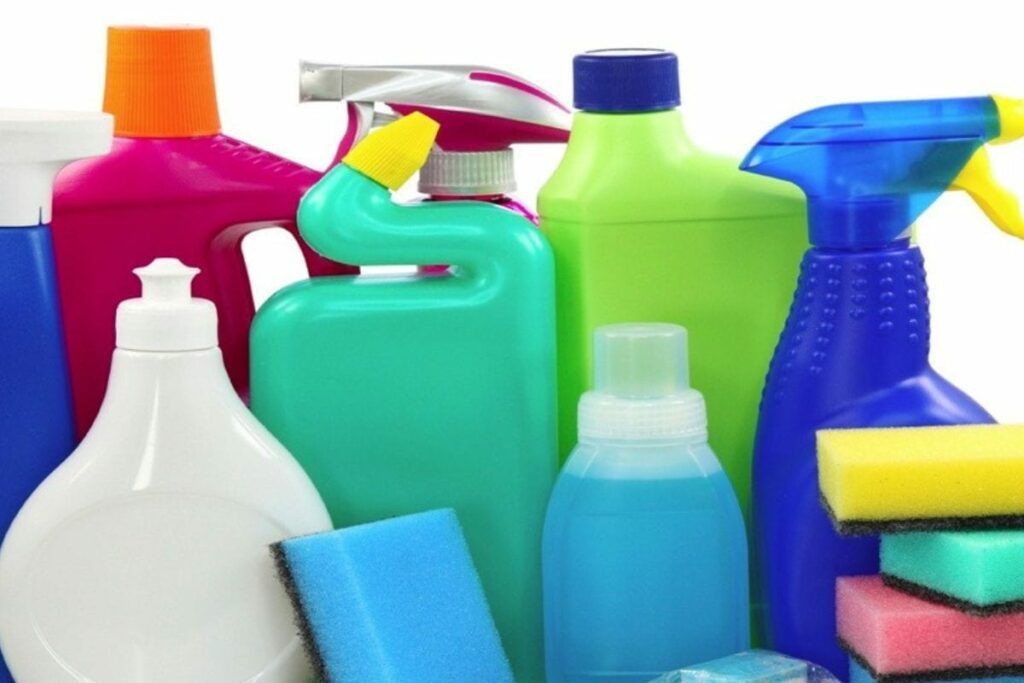 variety of toilet bowl cleaners