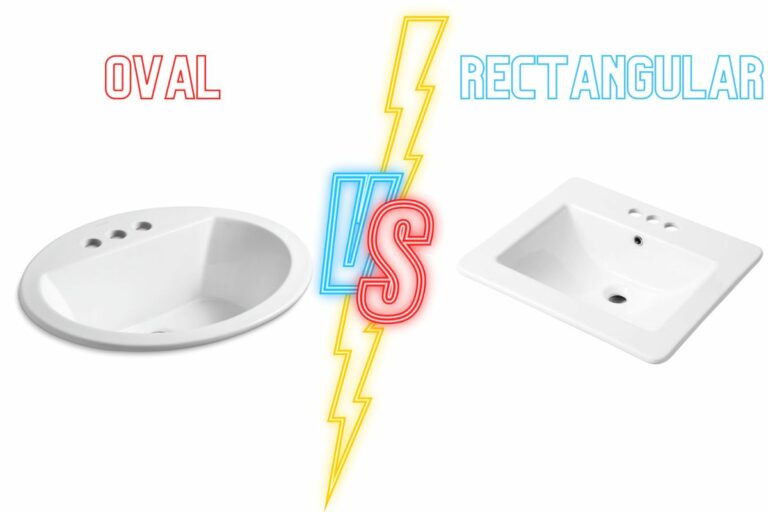 oval vs rectangular bathroom sinks