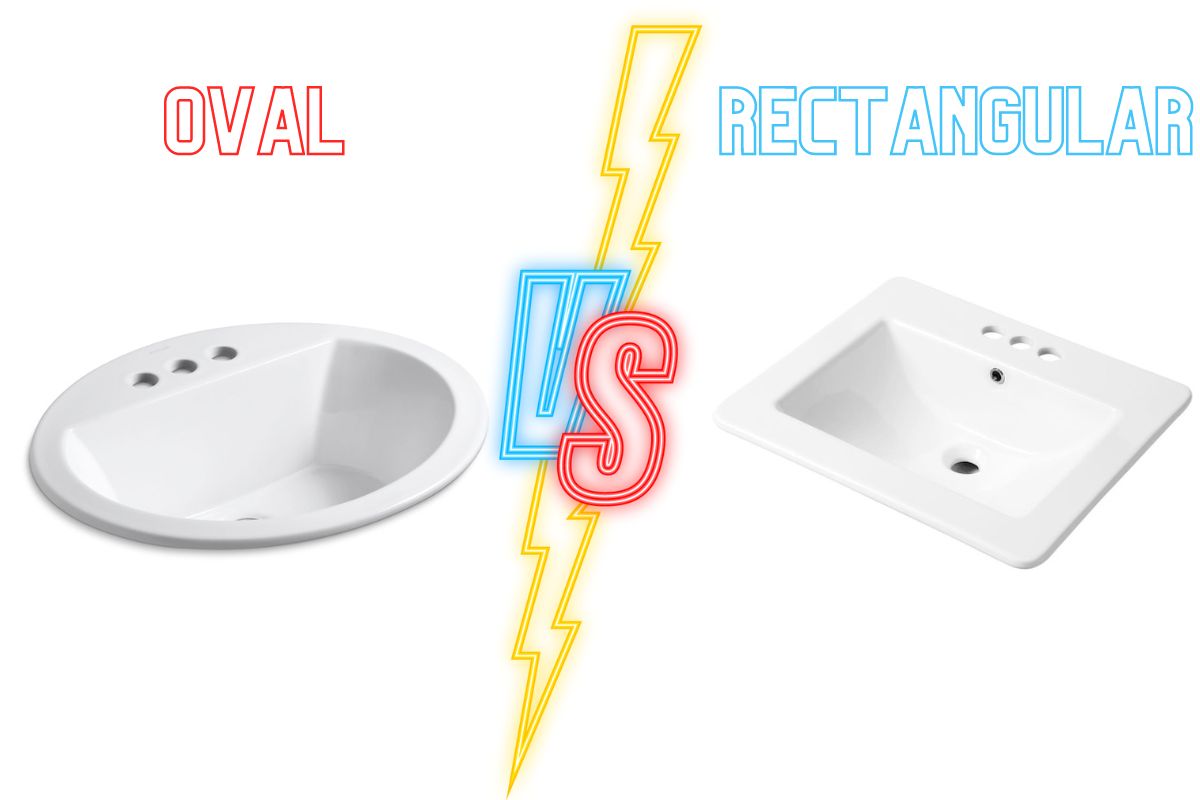 Oval vs. Rectangular Sink