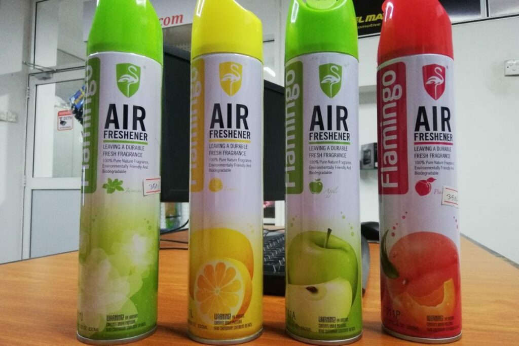 different air freshener scents