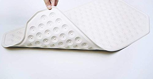 Cleaning Bath Mat with Suction Cups