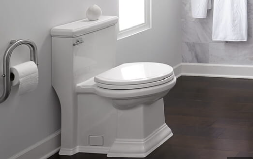 Chair height toilet